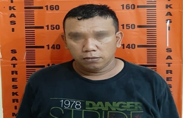 Foto: seorang tersangka narkoba di jember