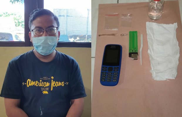 Foto: Tersangka narkoba berikut barang buktinya