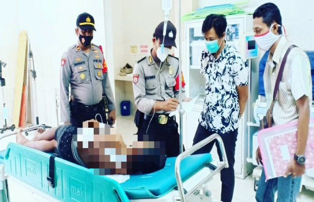 Foto: Korban di rawat di rumah  sakit dr. Haryoto Lumajang