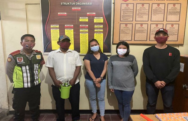 Foto: Para tersangka diamankan ke Mapolres setempat