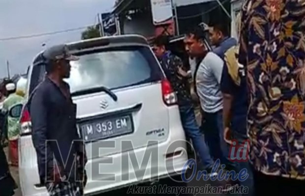 Foto : Tangkapan layar mobil diduga bawa narkoba di grebek polisi