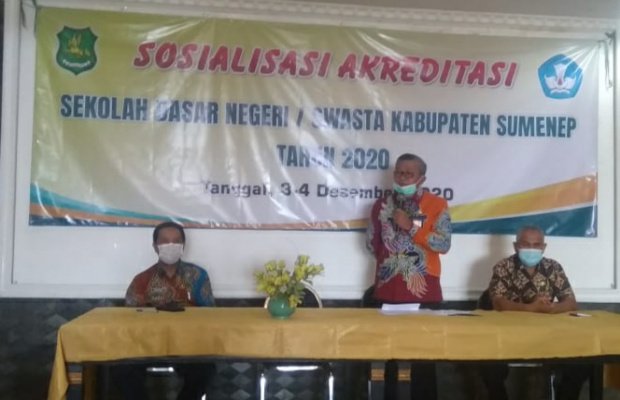 Foto: acara sosialisasi akreditaai jenjang SD 2020