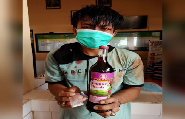 Foto: Moh. Haris Als Taris Bin Saini, tersangka narkoba asal kepulauan