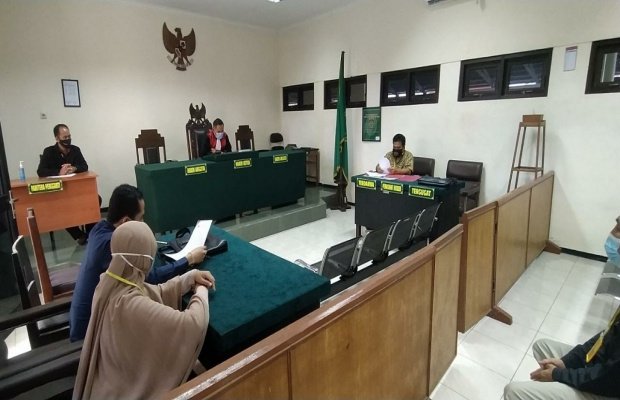 Foto: Suasana saat berlangsungnya sidang