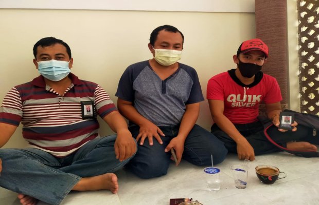 Foto : Foto :  Dodik Wahyu Irinto Korban, saat dikonfirmasi awak media