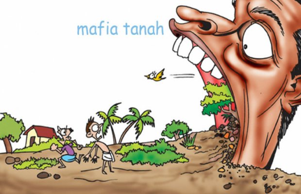 Foto: Ilustrasi gambar mafia tanah