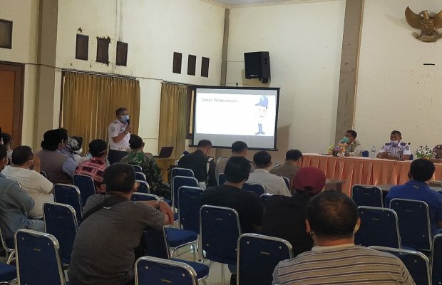 Foto : Sosialisasi Penerapan Parkir Berlangganan di Kantor Dinas Perhubungan Bangkalan