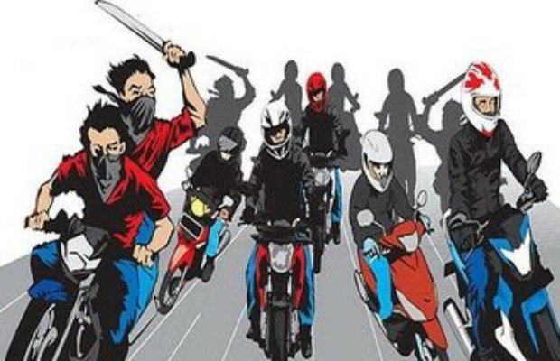 Foto: Ilustrasi gambar geng motor