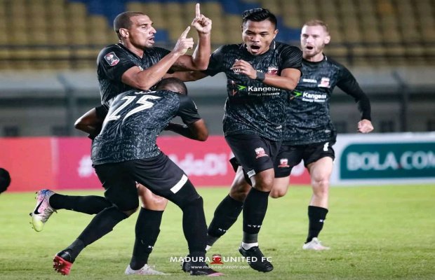 Foto: Bruno Lopes saat merayakan golnya (Dok. MU)