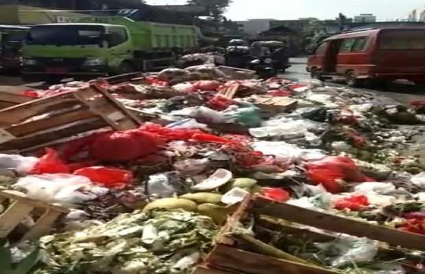 Foto: Sampah Pasar Induk Cibitung Bekasi