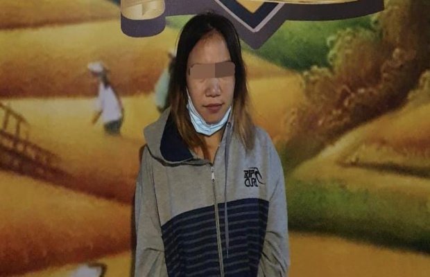  Foto : Tersangka 'N' saat diamankan di Mapolres Lumajang