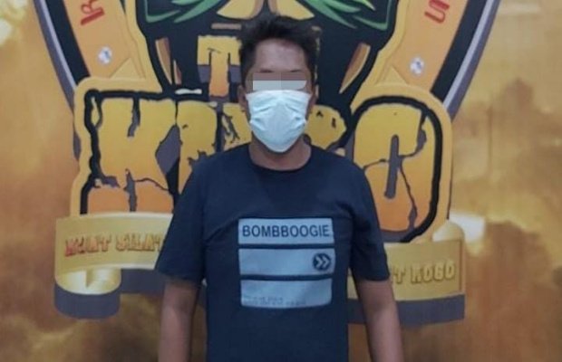 Foto : Tersangka 'ZN' saat diamankan