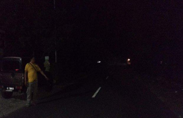 Foto: Jalan sekaligus tempat dimana warga Jember dirampas motornya
