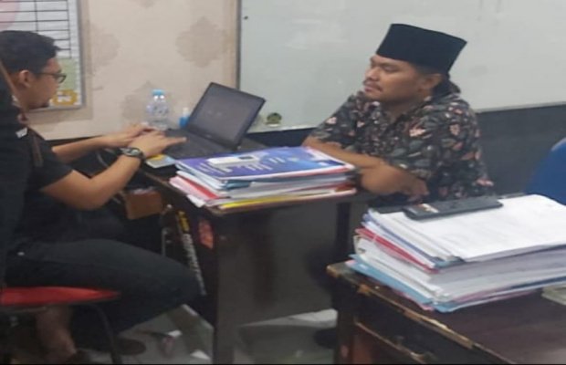 Foto : Pemeriksaan tersangka penembakan di Sepulu. 