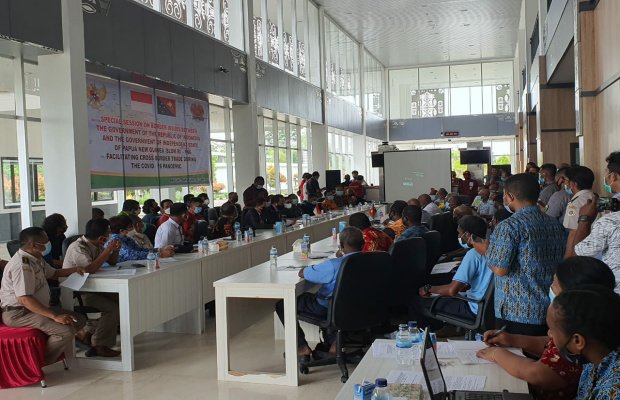 Foto: Pertemuan delegasi negara RI dan PNG