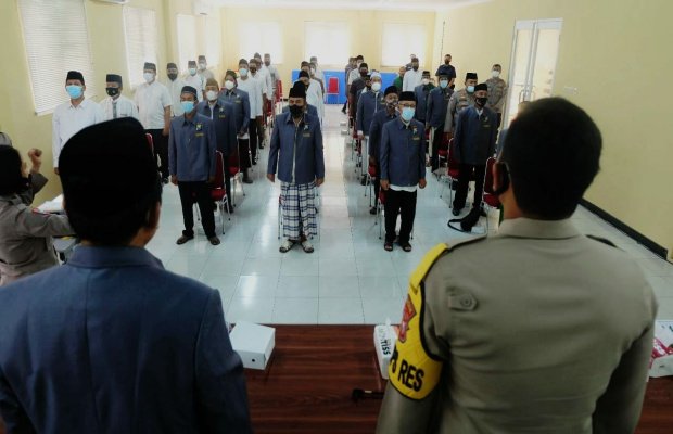 Foto: Suasana saat pengukuhan Da'i Kamtibmas di Lumajang