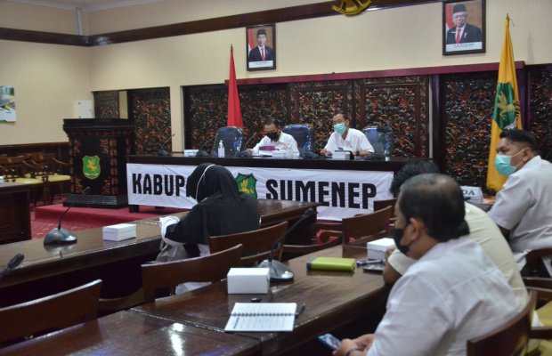  Foto: Suasana Field Evaluation Membangun Kota Cerdas Secara Daring yang Difasilitasi Diskominfo Sumenep