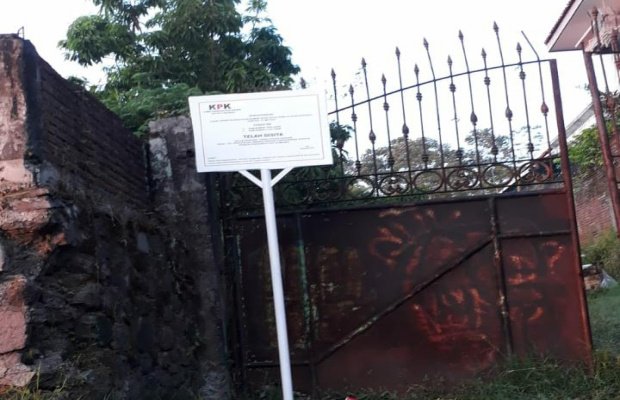 Foto: Tanah berlokasi di Jalan Sultan Agung, No.7, Kelurahan Sisir, Kecamatan Batu, Kota Batu yang disita KPK terkait dengan kasus dugaan gratifikasi.