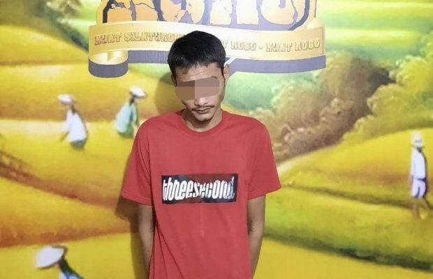Foto : Tersangka 'WS' residivis narkotika diamankan Satresnarkoba Polres Lumajang