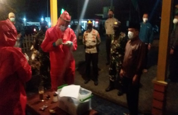 Foto : Razia yustisi melibatkan petugas gabungan