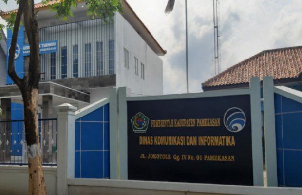 Foto: Kantor Dinas Komunikasi dan Informatika (Diskominfo) Pamekasan.