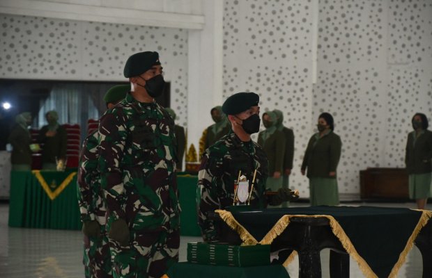 Foto: Pelantikan PJU Kodam IV