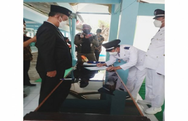 Foto : Prosesi Pelantikan Kades Terpilih