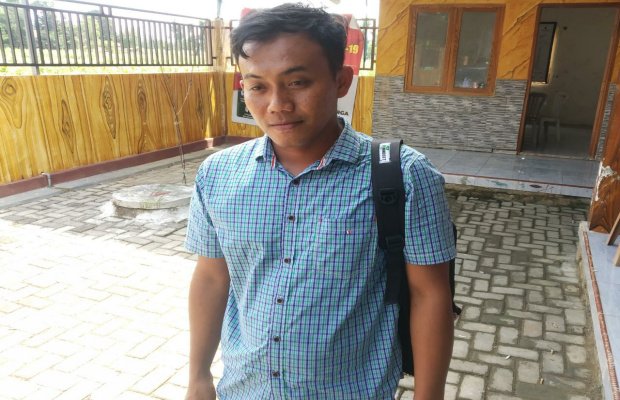 Foto: Ainur, Salah Satu Peserta Sosialisasi Saat Memberikan Keterangan Kepada Media