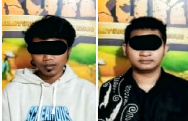 Foto: 'SA' dan 'RA' yang diamankan