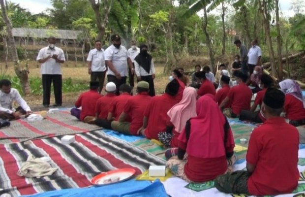 Foto: Kegiatan Sekolah Lapang yang Diadakan Dispertahortbun Kabupaten Sumenep menggunakan anggaran DBHCHT