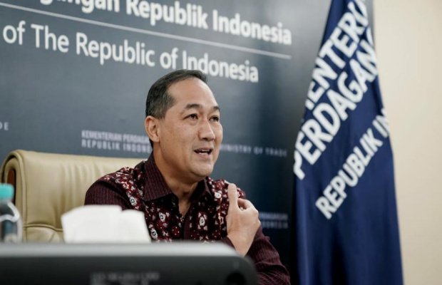 Foto: Mendag Lutfi saat menyatakan bahwa Indonesia akan menggelar National Day di perhelatan internasional Expo 2020 Dubai.