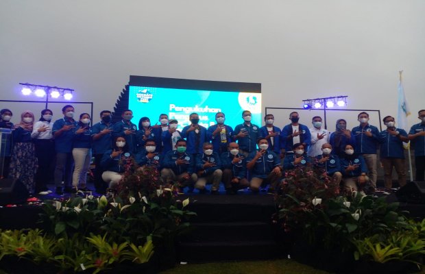  Foto: Jajaran pengurus GEKRAFS saat sesi foto bersama.