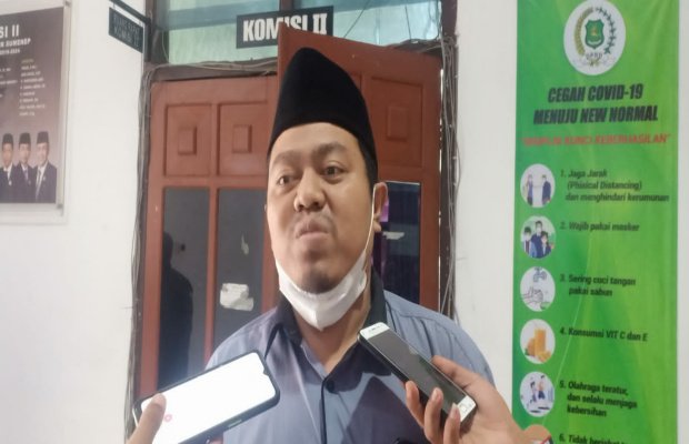 Foto: Fauzi Muhfa, Ketua Prokes usai bertemu Komisi II DPRD Sumeneo
