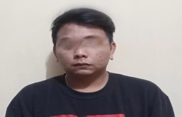 Tersangka 'YN' ditahan di Polsek Candipuro guna menjalani proses hukum lebih lanjut.