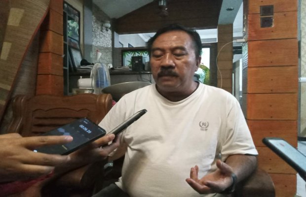 Foto: Jatmiko anggota DPRD Kota Batu saat diwawancarai awak media
