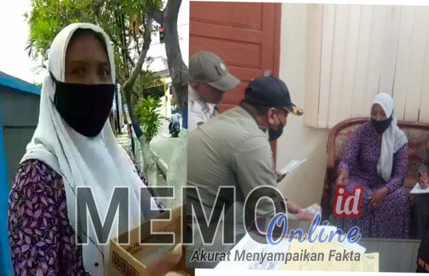 Foto : Halimah saat diperiksa di Kantor Satpol-PP Kabupaten Sampang