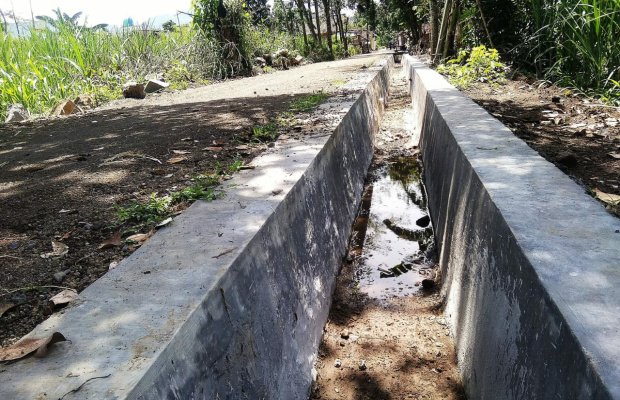 Foto: Proyek saluran irigasi diduga tak sesuai petunjuk teknisi (juknis)