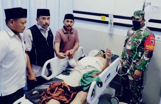 Foto : salah satu korban saat menjalani perawatan di RS Jatiroto