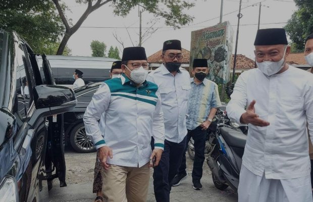 Foto : Muhaimin Iskandar saat tiba di Bangkalan, Kamis (10/2). 