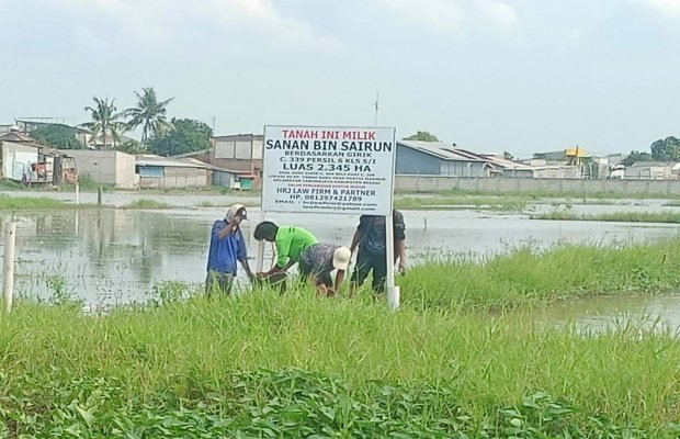 Foto: Tanah yang dipersengketakan