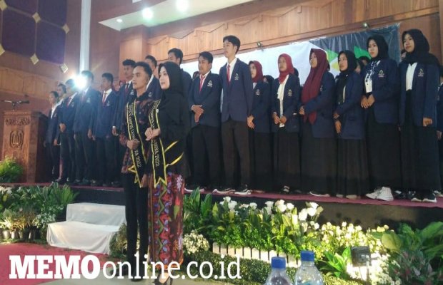 Foto: Prosesi Pelantikan Empat Ormawa di Gedung Bakorwil Pamekasan