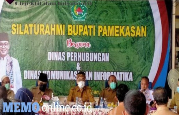 Foto: Bupati Pamekasan Saat Kunjungan ke Diskominfo dan Dishub Pamekasan