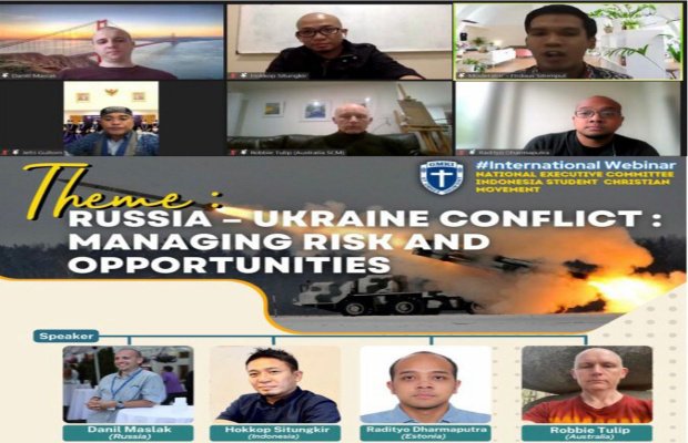 Foto: Webinar Internasional GMKI