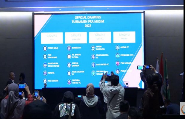 Foto: Drawing Turnamen Pra-musim 