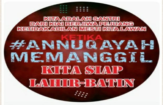 Foto: Pamflet Annuqayah Memanggil tersebar di Facebook
