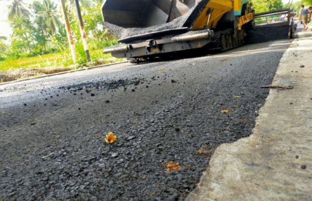 Foto:  Proyek Multiyears di Jalan Tanjung  no 20. Jelbuk, Jember.