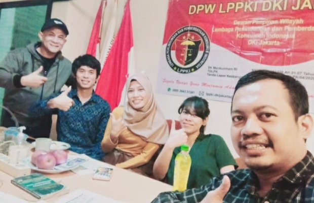 Foto: Ketua DPW LPPKI DKI Jakarta Megy Aidillova, ST saat dimintai keterangan 