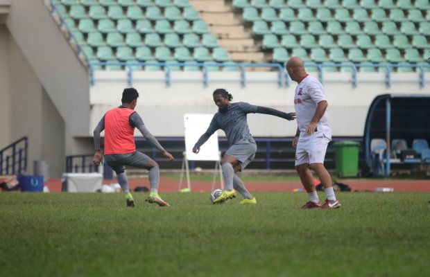 Foto: Latihan Madura United hari ini