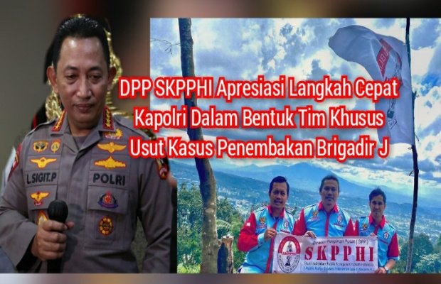 Foto: Kapolri dalam Benner DPP SKPPHI 