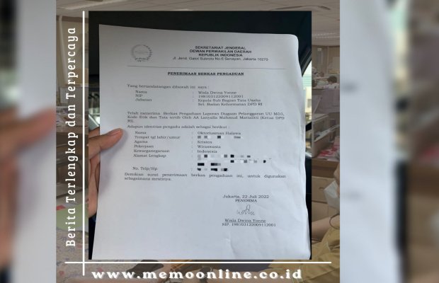 Foto: Penerimaan Berkas Pengaduan 
